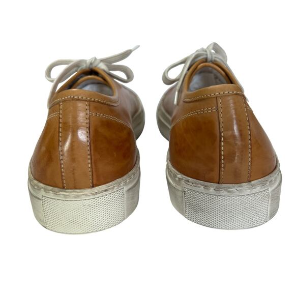 Common Projects Tournament Low Tan Polished Leather Sneakers EU 42 Italy Retro main image 4